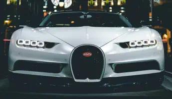 White bugatti