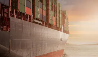 RoRo vessel for overseas transport